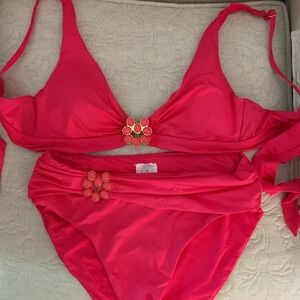 Hot Pink Trina Turk Bikini size 4